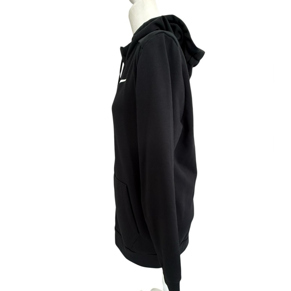 Nike Dri-FIT Full Zip Hoodie Black Small S Athletic Sweatshirt Swoosh Activewear - Picture 2 of 8